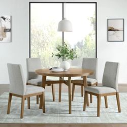Costco Brooklyn 48" Round Dining Table and 3 Chairs $320/4pcs
