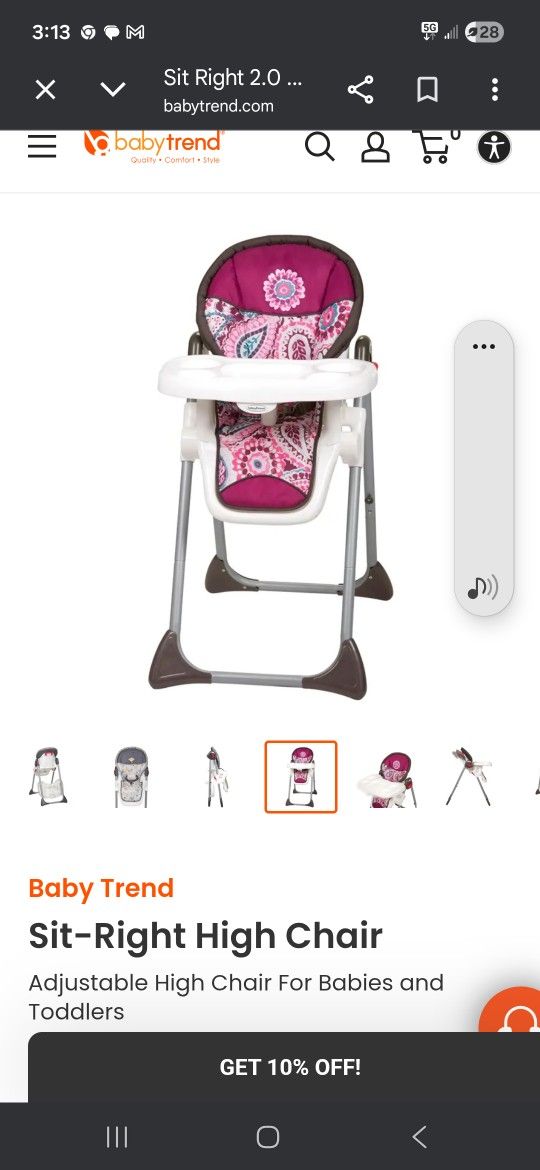 Girl High Chair