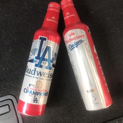 Los Angeles Dodgers Budweiser World Series Champions 2024 Bottle