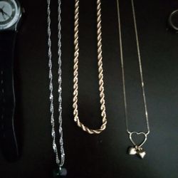 Set Of Three Necklaces 