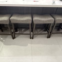 Set Of 4 Kitchen Stools