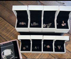Pandora bracelet and charms