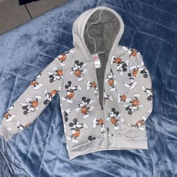 Disney Mickey Mouse Fleece Hoodie Size 4T