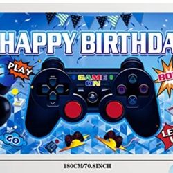 Boys Gamer Birthday backdrop