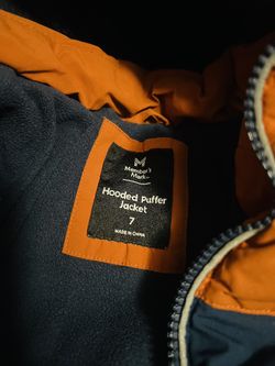 Boys Jacket Blue And Orange New Size 7 $20