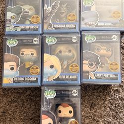 Harry Potter Complete Set of 7 with Hardstack Funko Pop