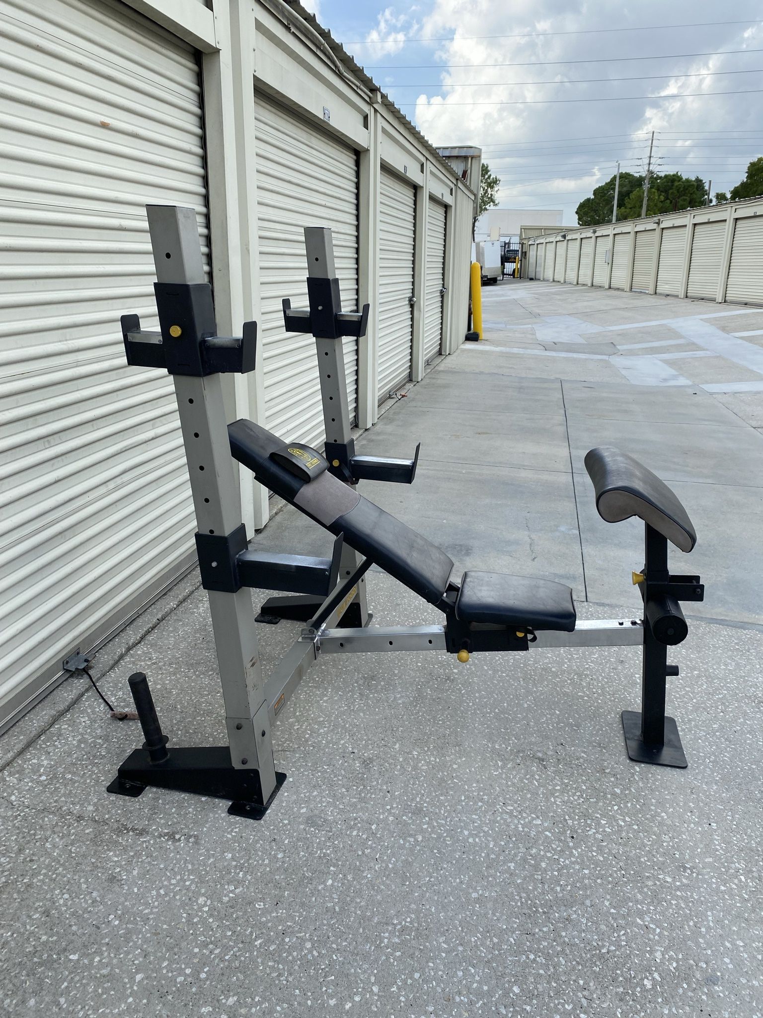 Heavy Duty Adjustable Bench Press/Squat Rack 