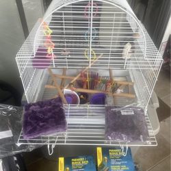 Bird Cage and 20 bird accessories included“21x24” (at highest point)