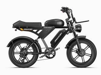 MOVCAN V30 MAX DUAL BATTERY ELECTRIC BIKE-PEAK POWER 1500W-SPEED 32 MPH-RANGE 120 MILES DUAL HYDRAULIC DISC BRAKES FOR MAXIMUM SAFETY AND CONTROL WEIG
