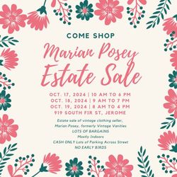 POSEY ESTATE SALE