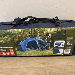 2 Person Camping Tent Oversized Vestibule Full Size Mattress New