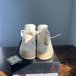 Jordan 4 Retro Offwhite Sail