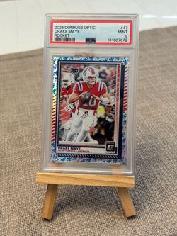 Drake Maye Optic Rocket PSA 9