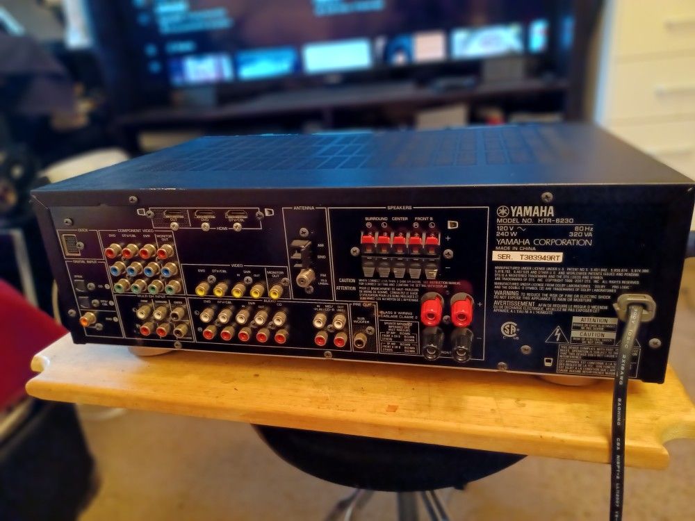 Yamaha HTR-6230 AV Receiver Home Theater Surround Sound Stereo System