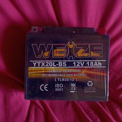 Motorcycle battery