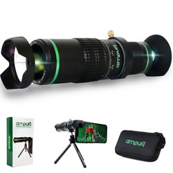 Ampufi Monocular Telescope With Smartphone Attachment