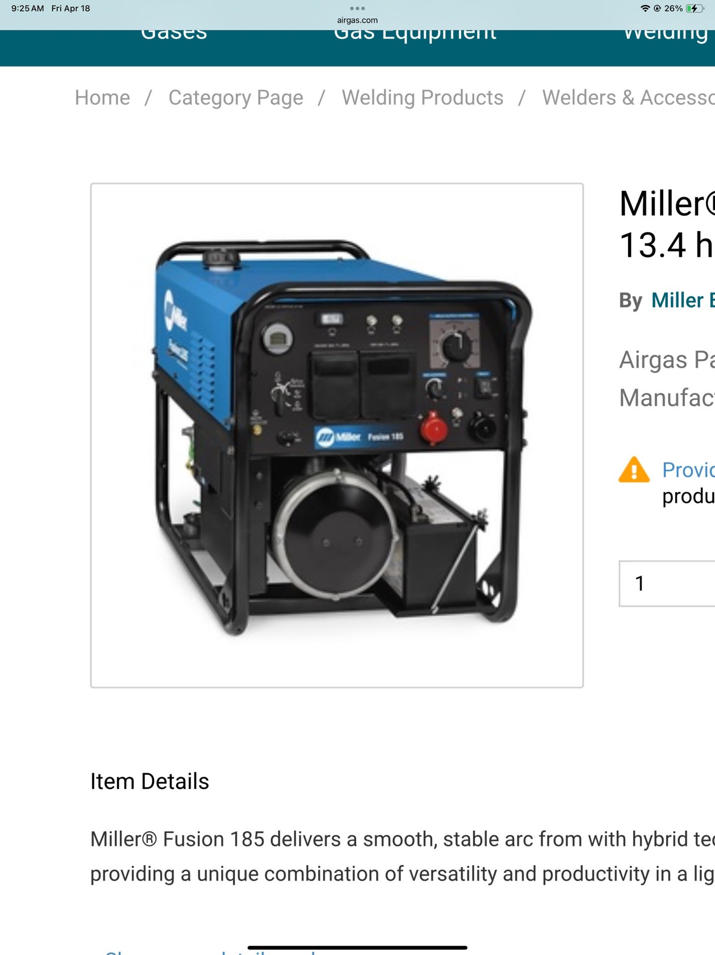 Miller Welder