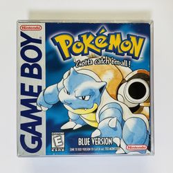 Pokemon Blue Version for Nintendo Game Boy CIB Complete With Inserts