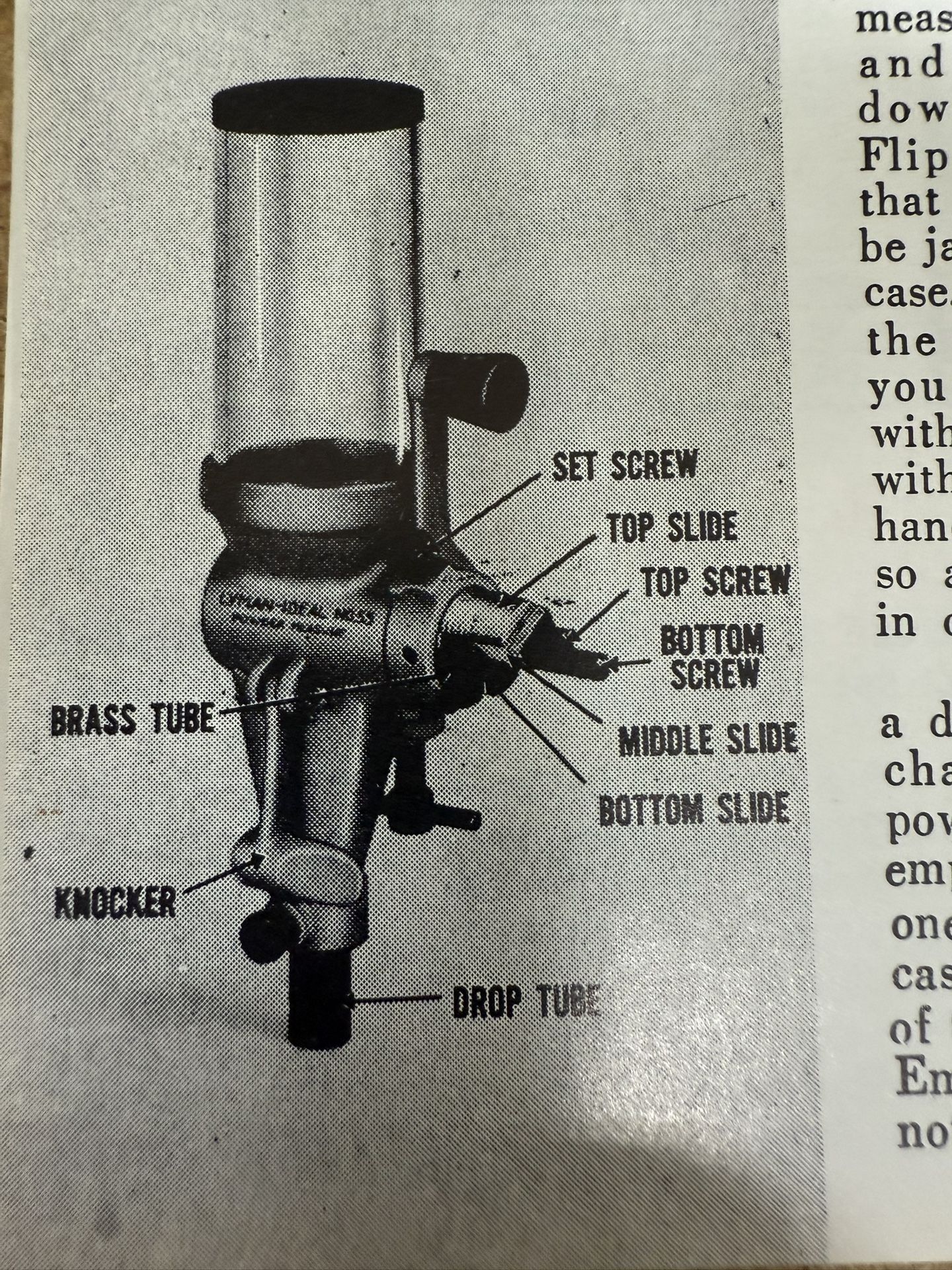 Vintage Lyman Powder Measure #55