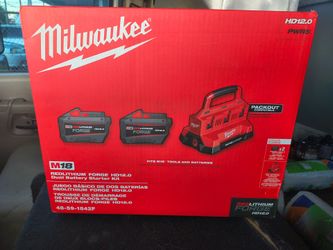 Milwaukee dual battery starter kit