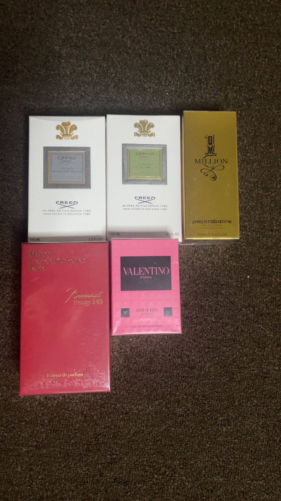 Fragrances/Colognes (Take 5-$250)