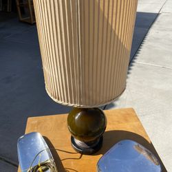 Mid Century Modern  Teardrop Table Lamp