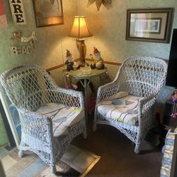 Antique Wicker Set