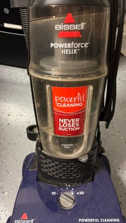 Bissell Powerforce Helix. Never Loses Suction