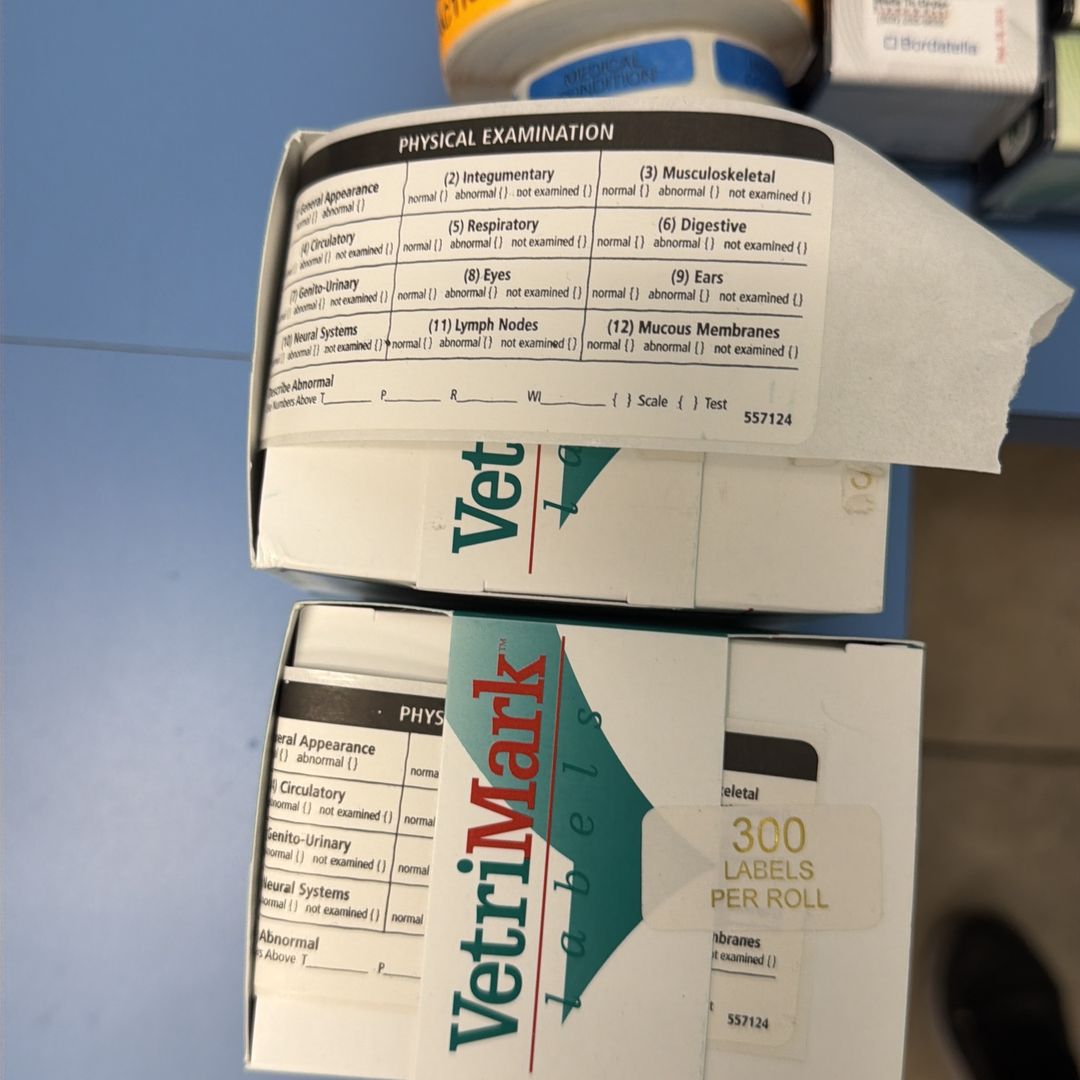 veterinary stamps and labels