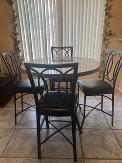 Table and chairs