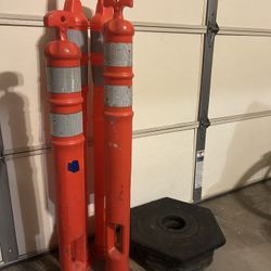 4 Tall Traffic Cones (Used)