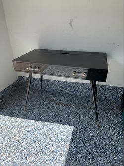 Black desk