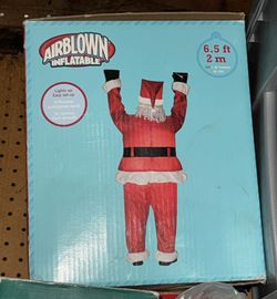 Inflatable Falling Santa 
