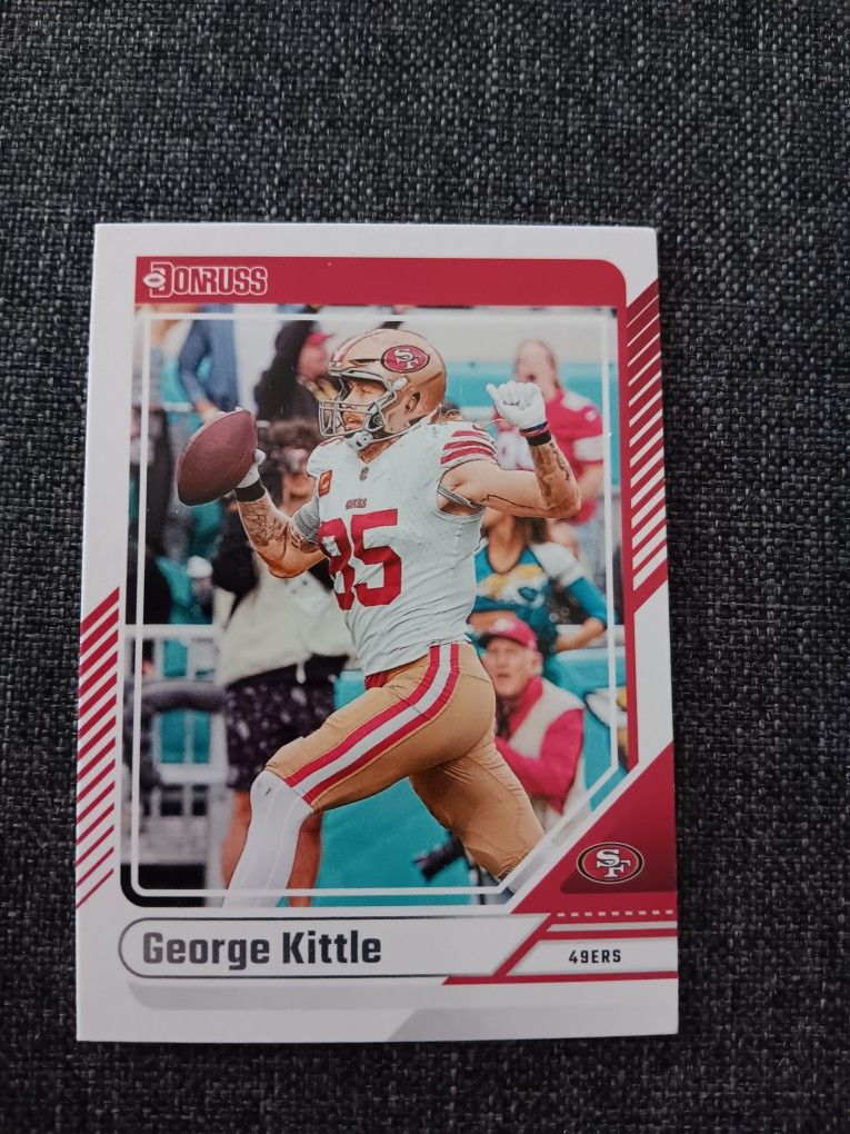 Near Mint Card, Will Come In Sleeve. George Kittle. Asking $3. Please Check Out All My Stuff.