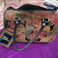 Leather Print Handbag