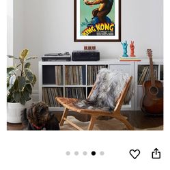 AllPosters Wall Art Print King $235 Off Kong on Brown Frame, 33”W X 59”L