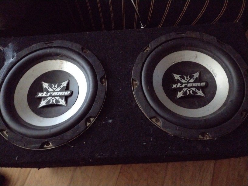 Two 10" Subwoofers In A Box