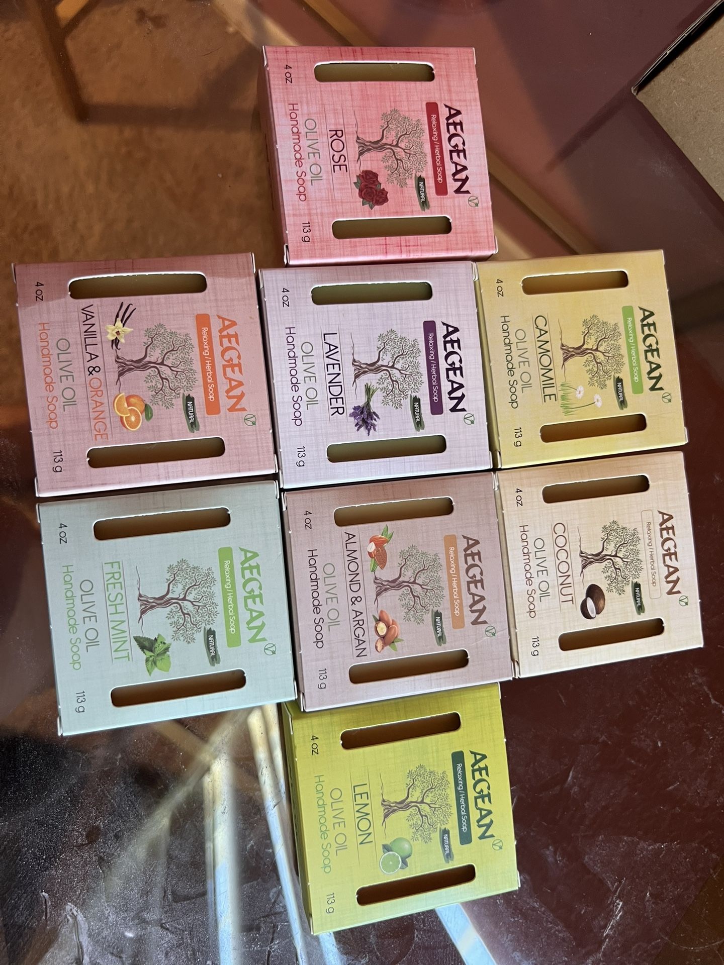 Natural Olive Oil Bar Soap 8 Pack