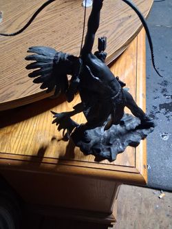 1988 Franklin mint FM Lincon fox bronze  sculpture