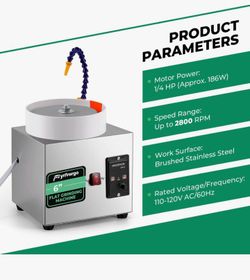 FlyRivergo 6" Flat Grinding Machine