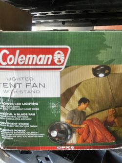 Coleman Tent Fan W LED Light