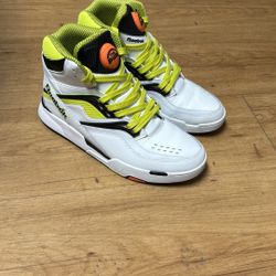 Reebok Pump TZ White Solar Acid Yellow