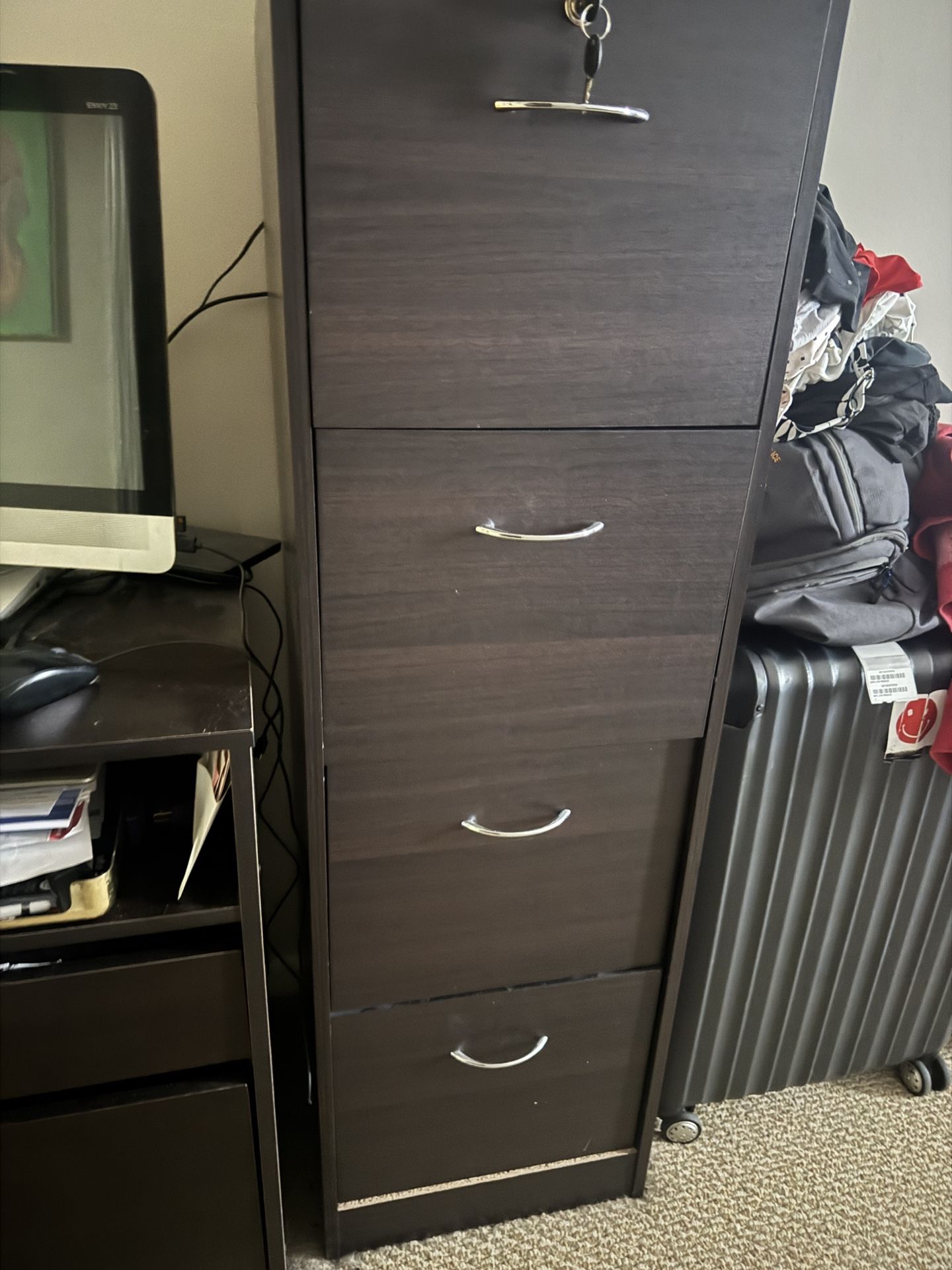 Target Desk And File Cabinets