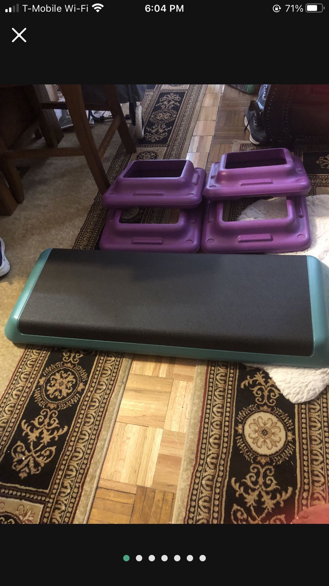 The Step Original Aerobic with 4 Risers (New In Box)