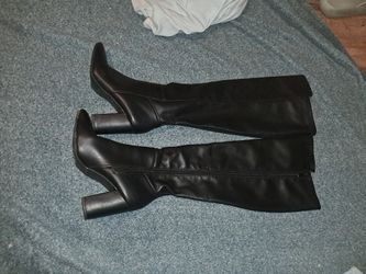 Leather Heeel Boots