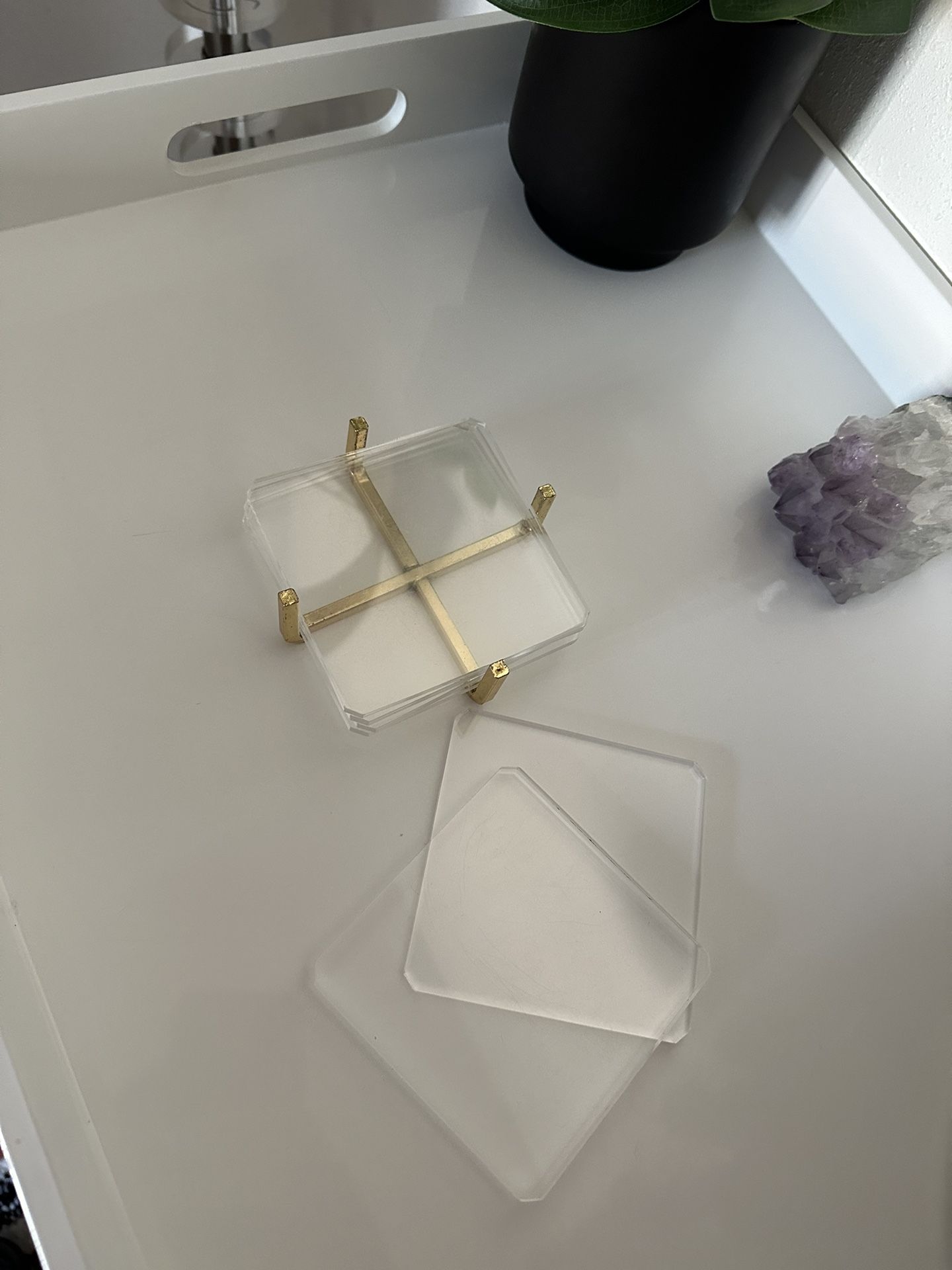 Transparent Cup Coasters