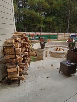Oak Wood for fireplaces, wood buring stoves camp stoves, bonfires, and mosquito repellent wood, barbeque Grills, fire pits no need 4 fire starter 
