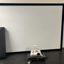 Projector With Screen