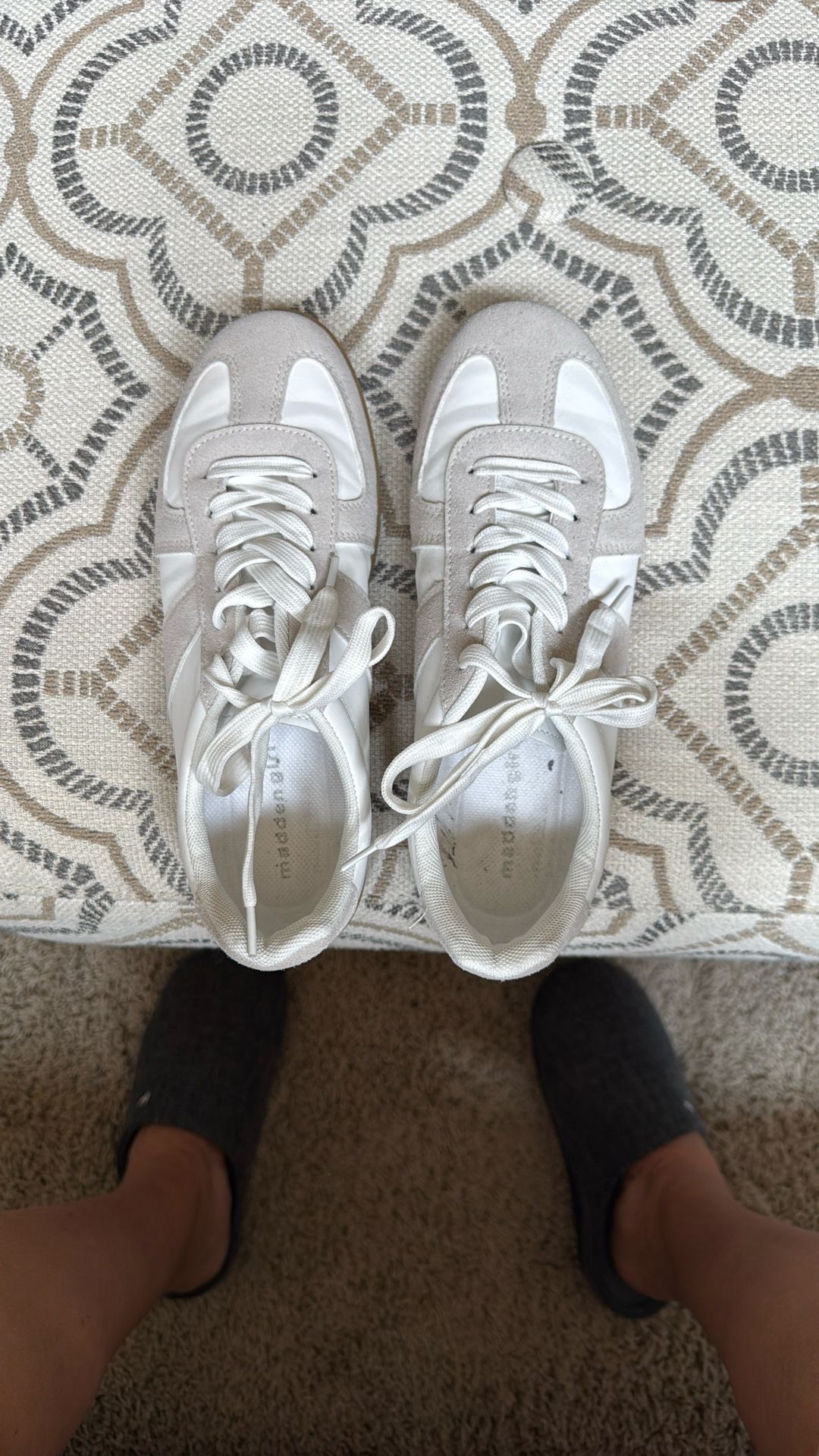 Madden Girl White Sneakers Size 9
