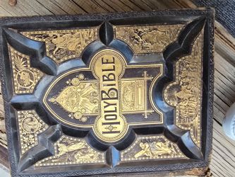 Old antique Bible from 1800's
